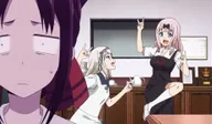 Kaguya onun söylemesini istiyor / Miyuki Shirogane kaybedemez / yu ishigami gözlerini kapatır